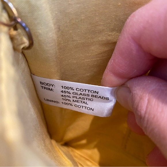 Bohemian Beaded Rectangular Crossbody Bag. - Picture 10 of 14